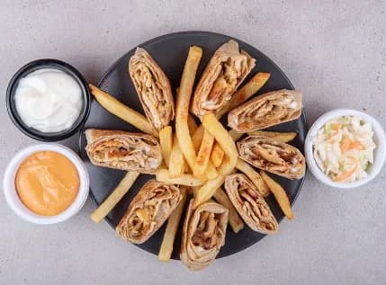 Double Arabic Chicken Shawarma Meal