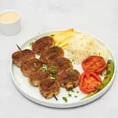 Kofta with Bread + Salad